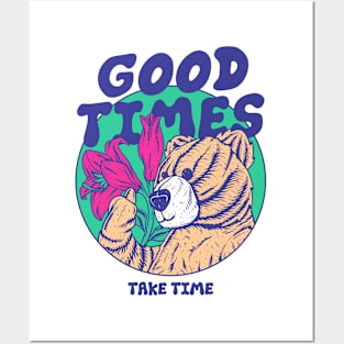 Good Times Bear Posters and Art